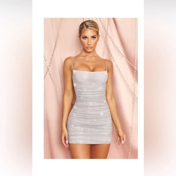 knee length dresses for ladies Miss Me Sequin Mini Dress | Silver | Womens